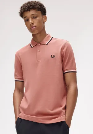 Fred Perry - Twin Tipped Puttypink/Ecru/Navy - Polo