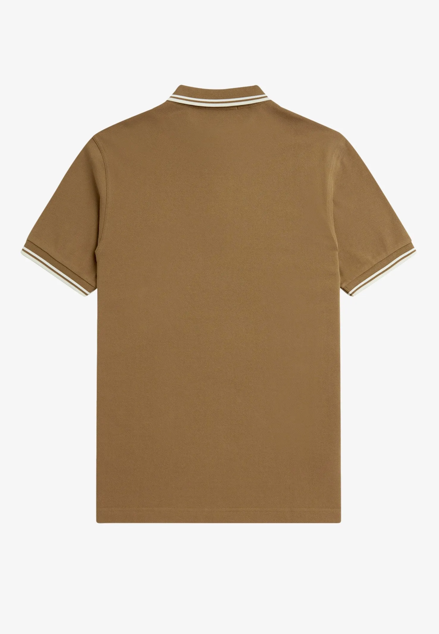 Fred Perry - Twin Tipped Shaded Stone/Snow White/Ecru - Polo