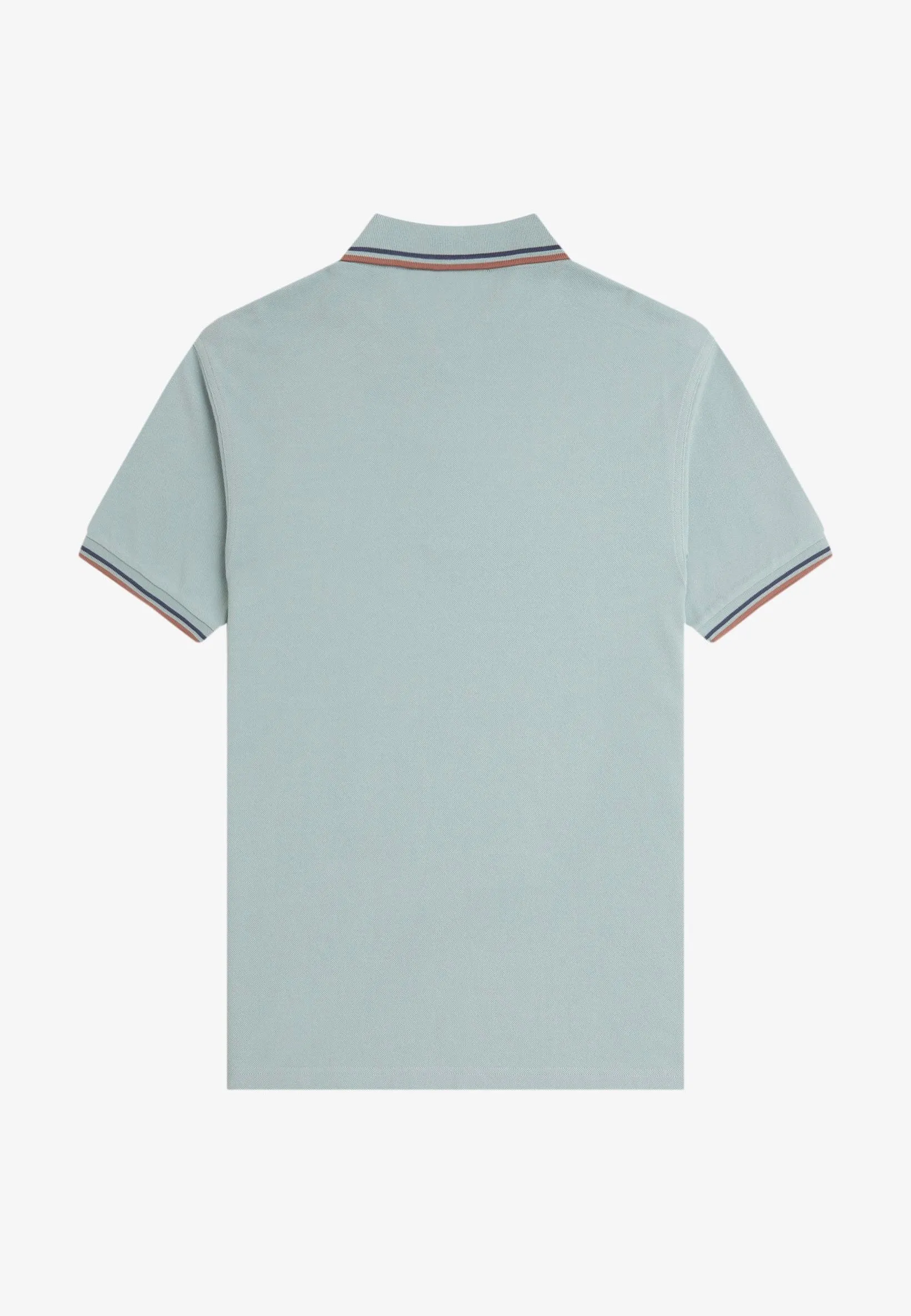 Fred Perry - Twin Tipped Silver Blue/Tennis Blue/Cinnamon - Polo