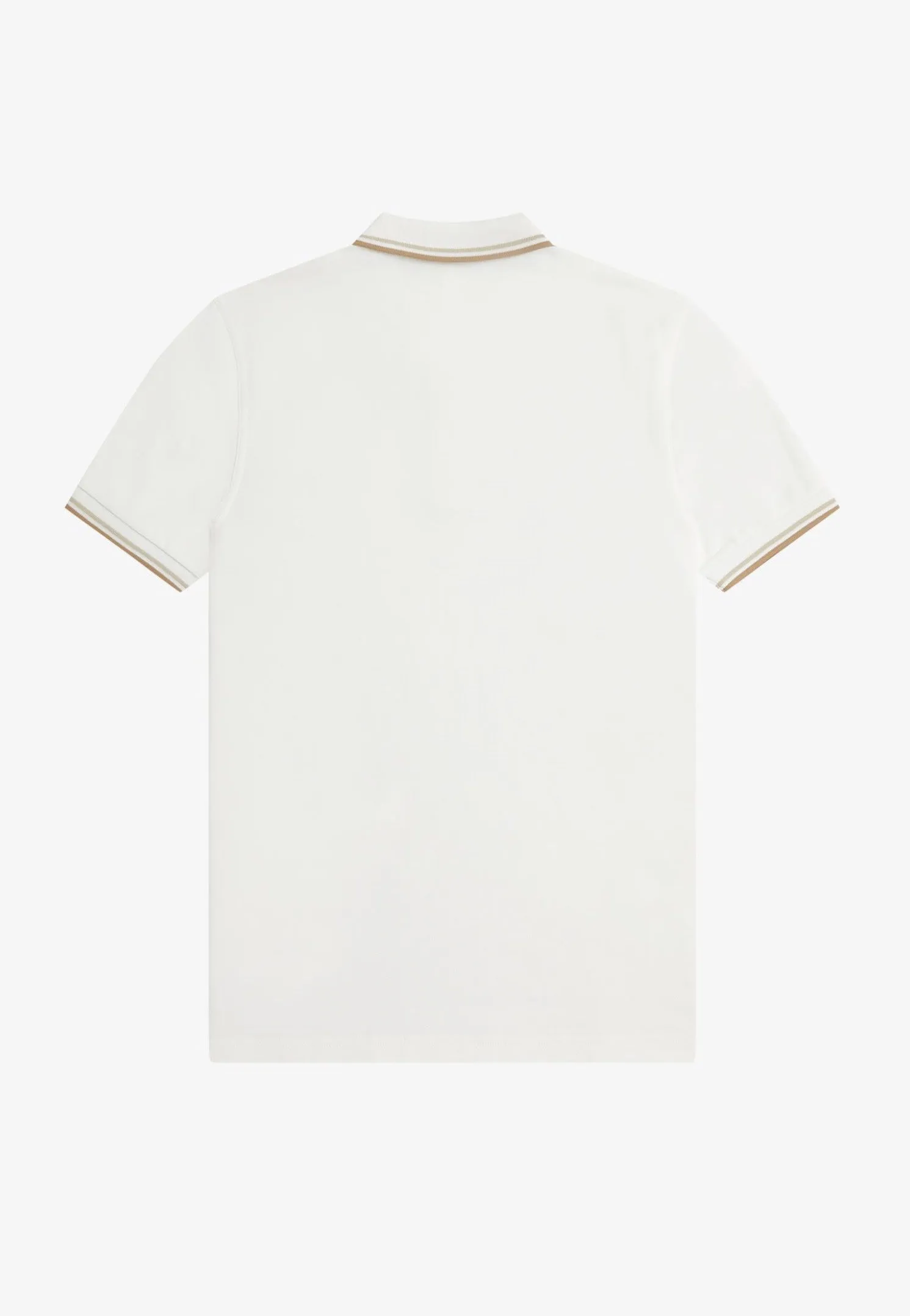 Fred Perry - Twin Tipped Snow White/Oatmeal/Warm Stone - Polo