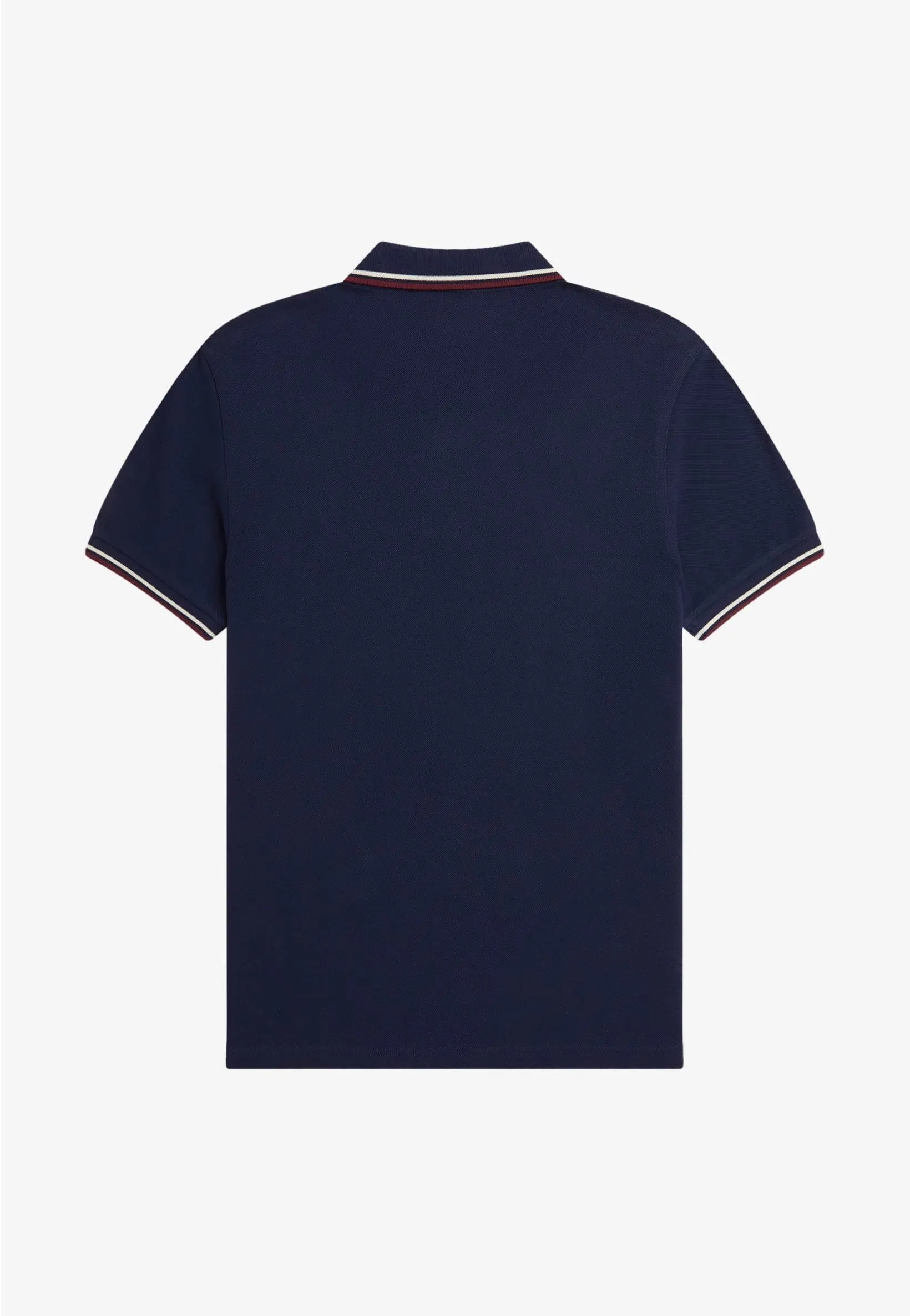 Fred Perry - Twin Tipped Tennis Blue/Ecru/Oxblood - Polo