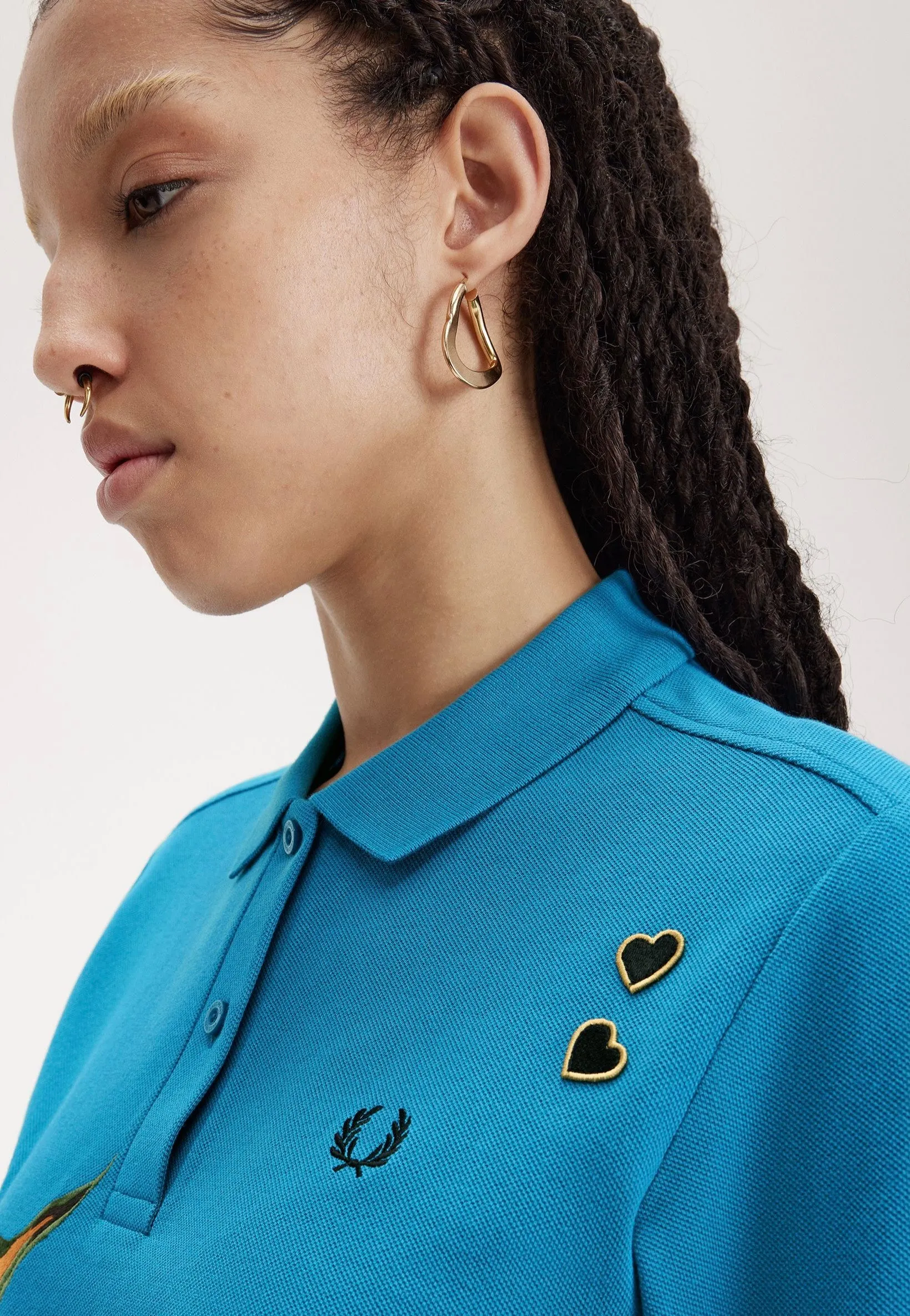 Fred Perry x Amy Winehouse - Embroidered Runaway Bay Ocean - Polo