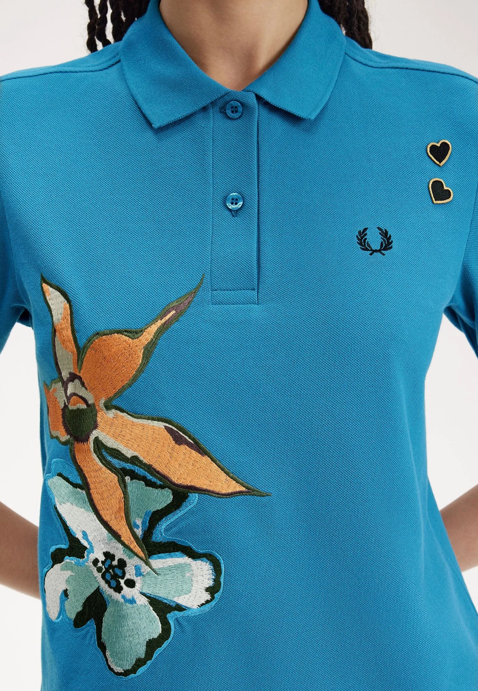 Fred Perry x Amy Winehouse - Embroidered Runaway Bay Ocean - Polo