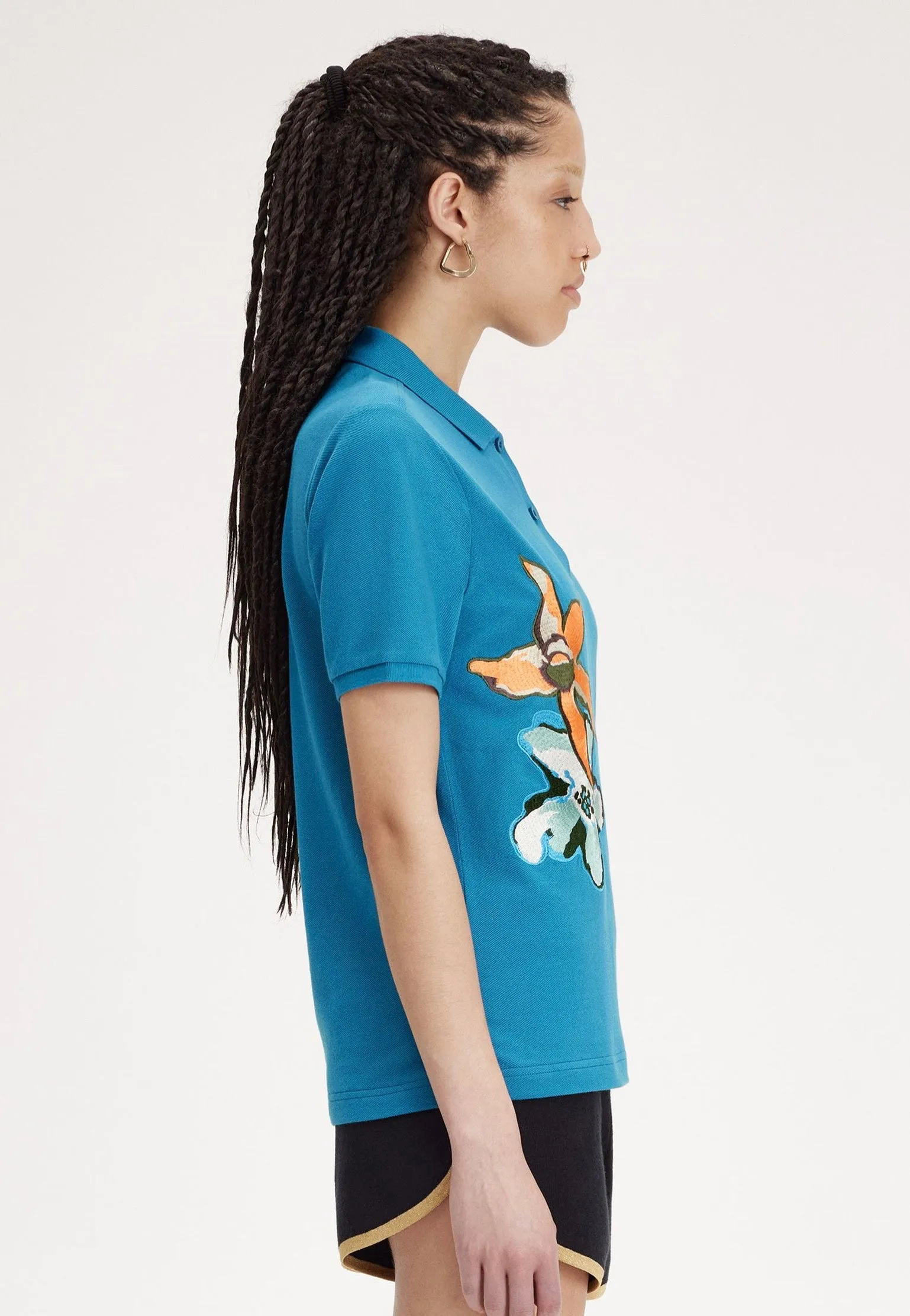 Fred Perry x Amy Winehouse - Embroidered Runaway Bay Ocean - Polo