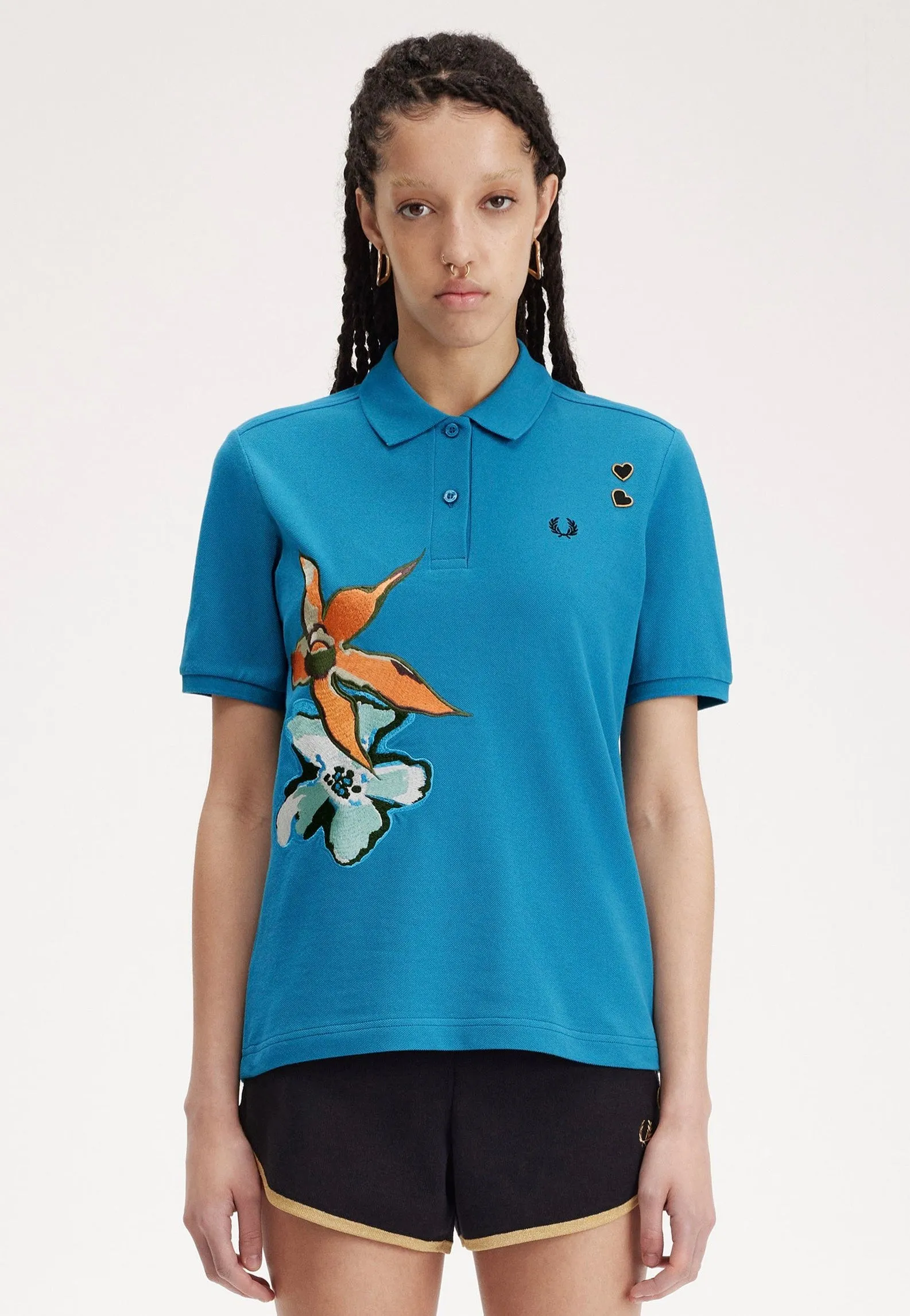 Fred Perry x Amy Winehouse - Embroidered Runaway Bay Ocean - Polo