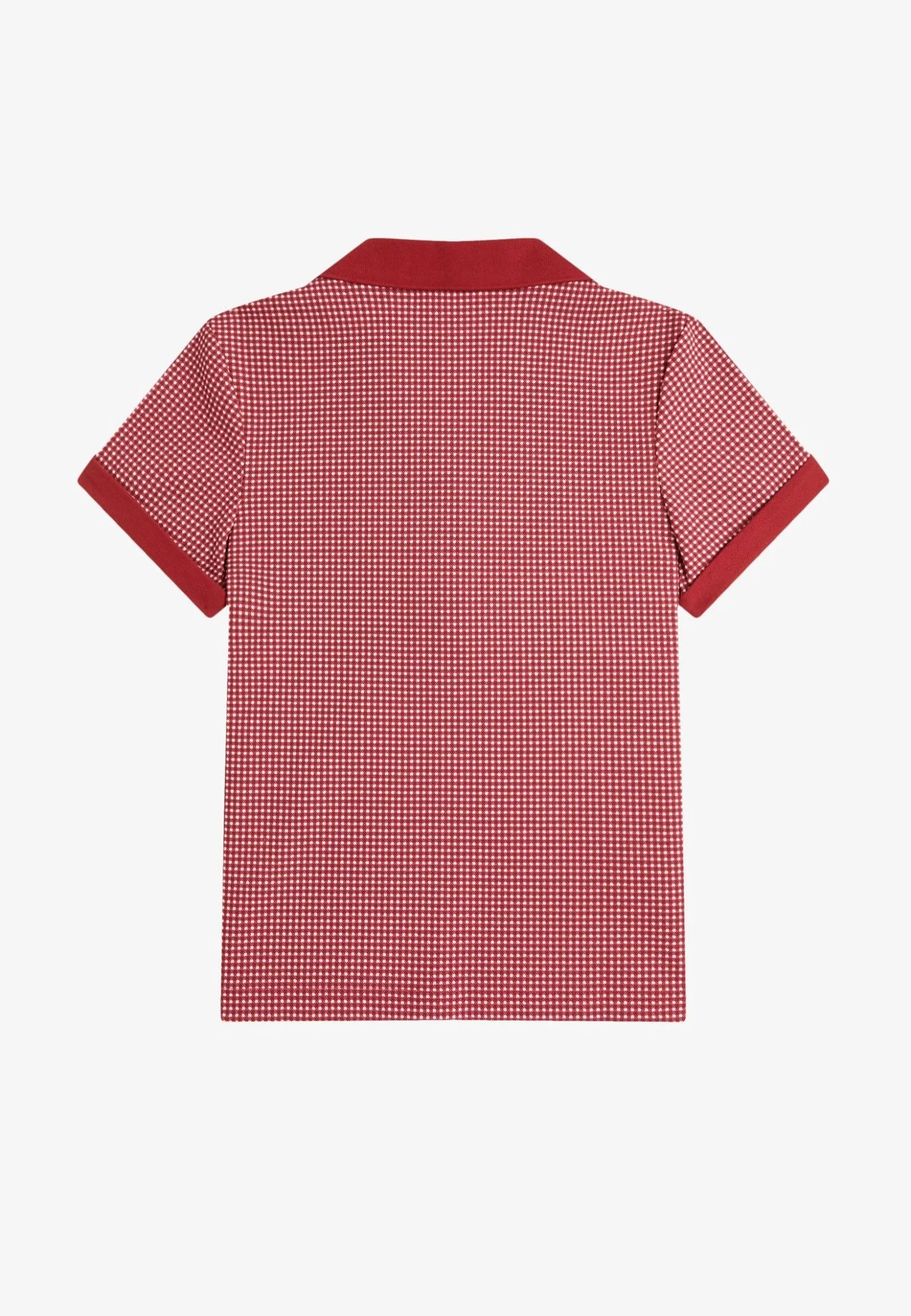 Fred Perry x Amy Winehouse - Gingham Print Burnt Red - Polo
