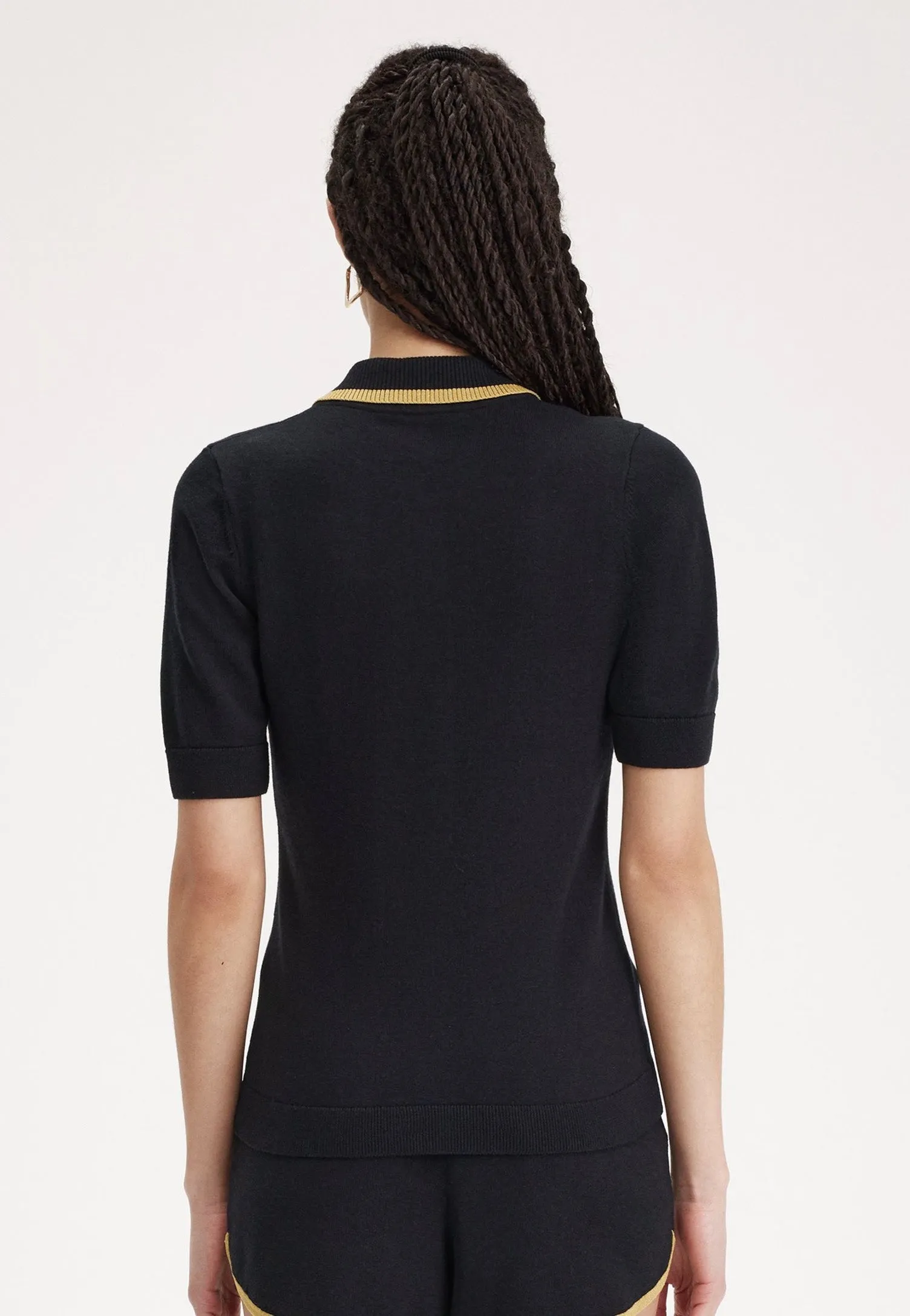 Fred Perry x Amy Winehouse - Knitted Black - Polo