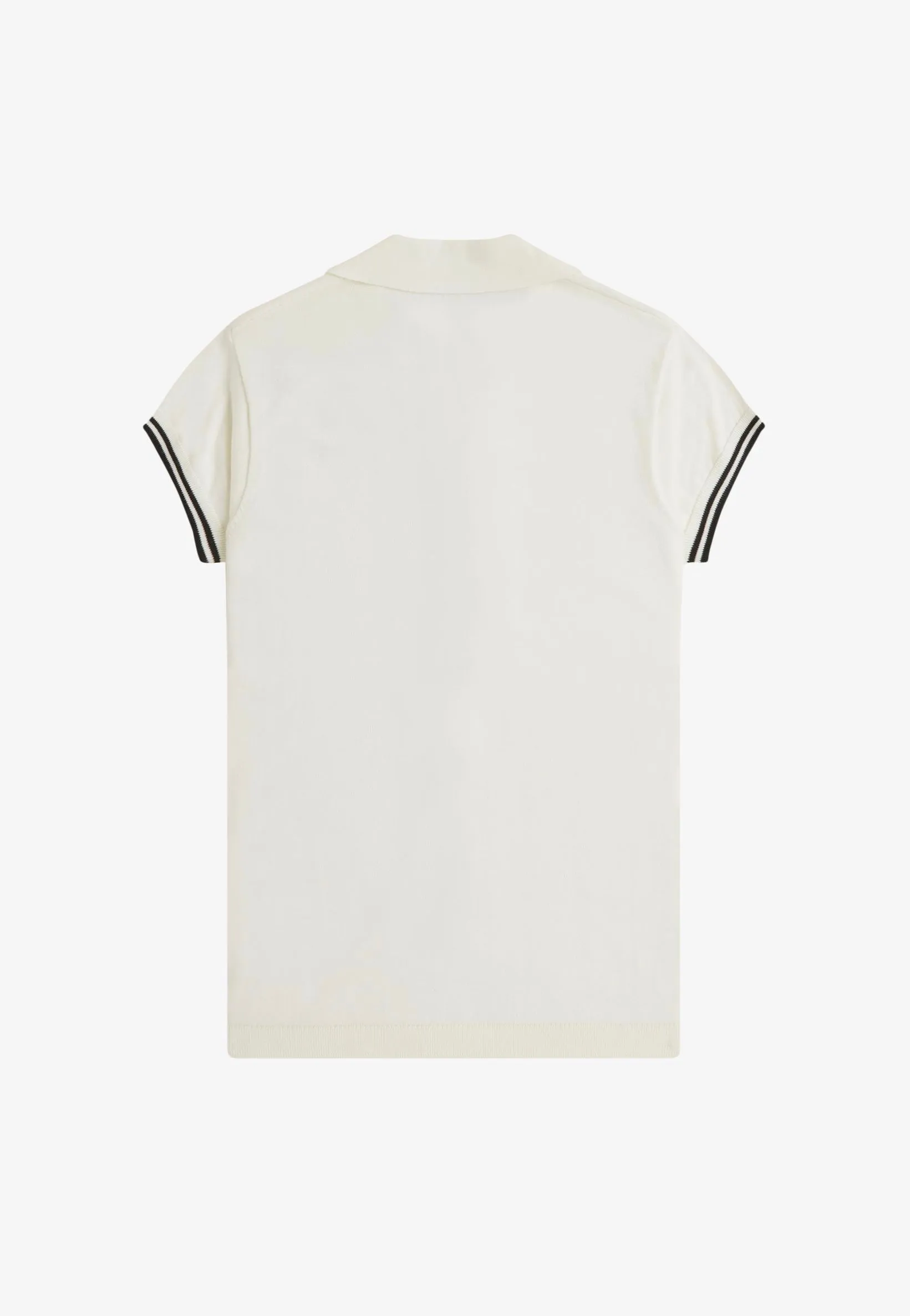 Fred Perry x Amy Winehouse - Pocket Detail Knitted Light Ecru - Polo
