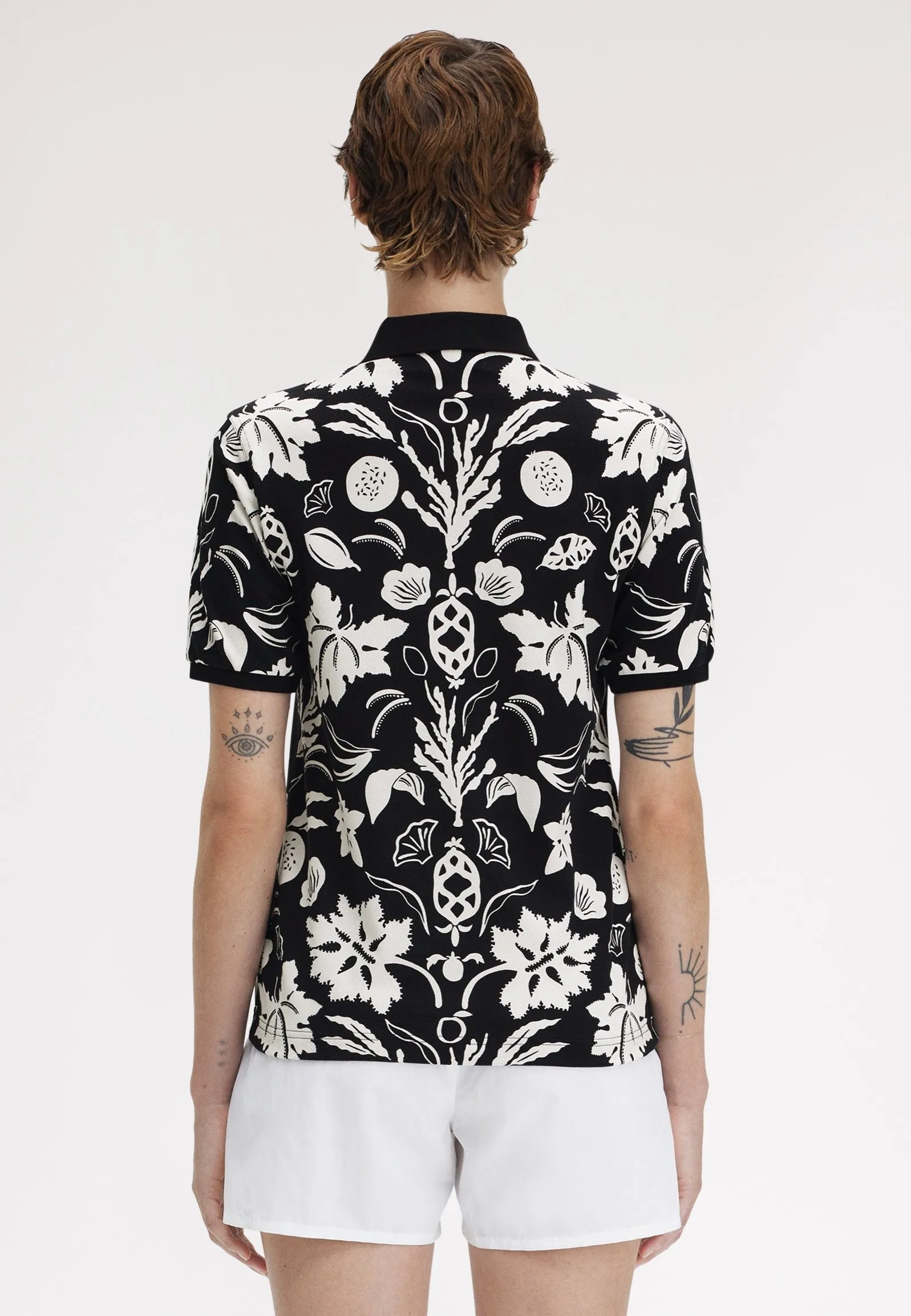 Fred Perry x Amy Winehouse - Printed Fred Perry Black - Polo