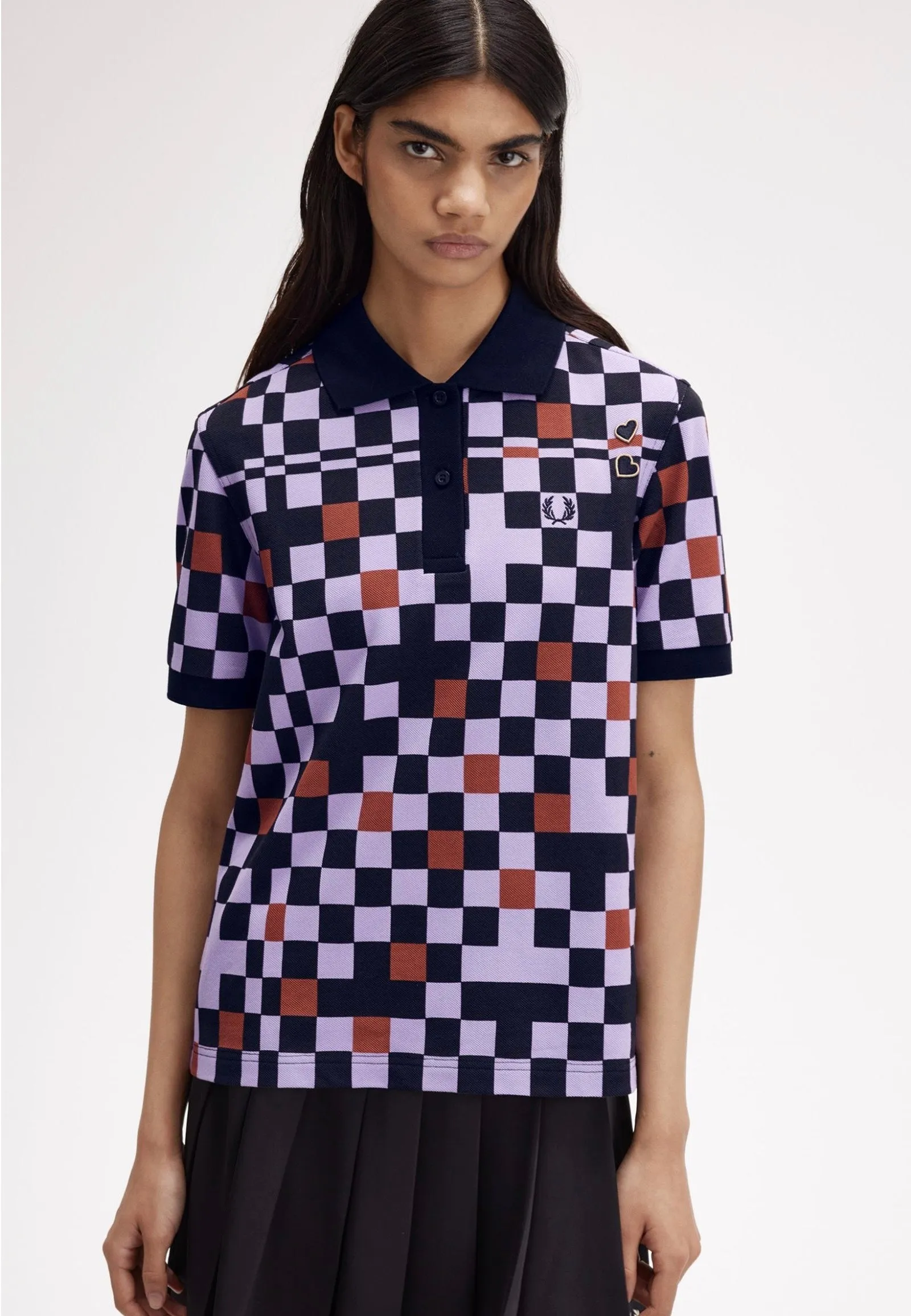 Fred Perry x Amy Winehouse - Printed Ultra Violet - Polo