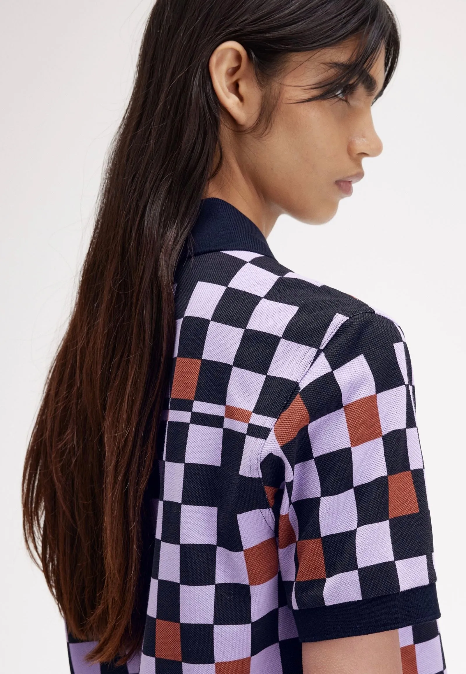 Fred Perry x Amy Winehouse - Printed Ultra Violet - Polo