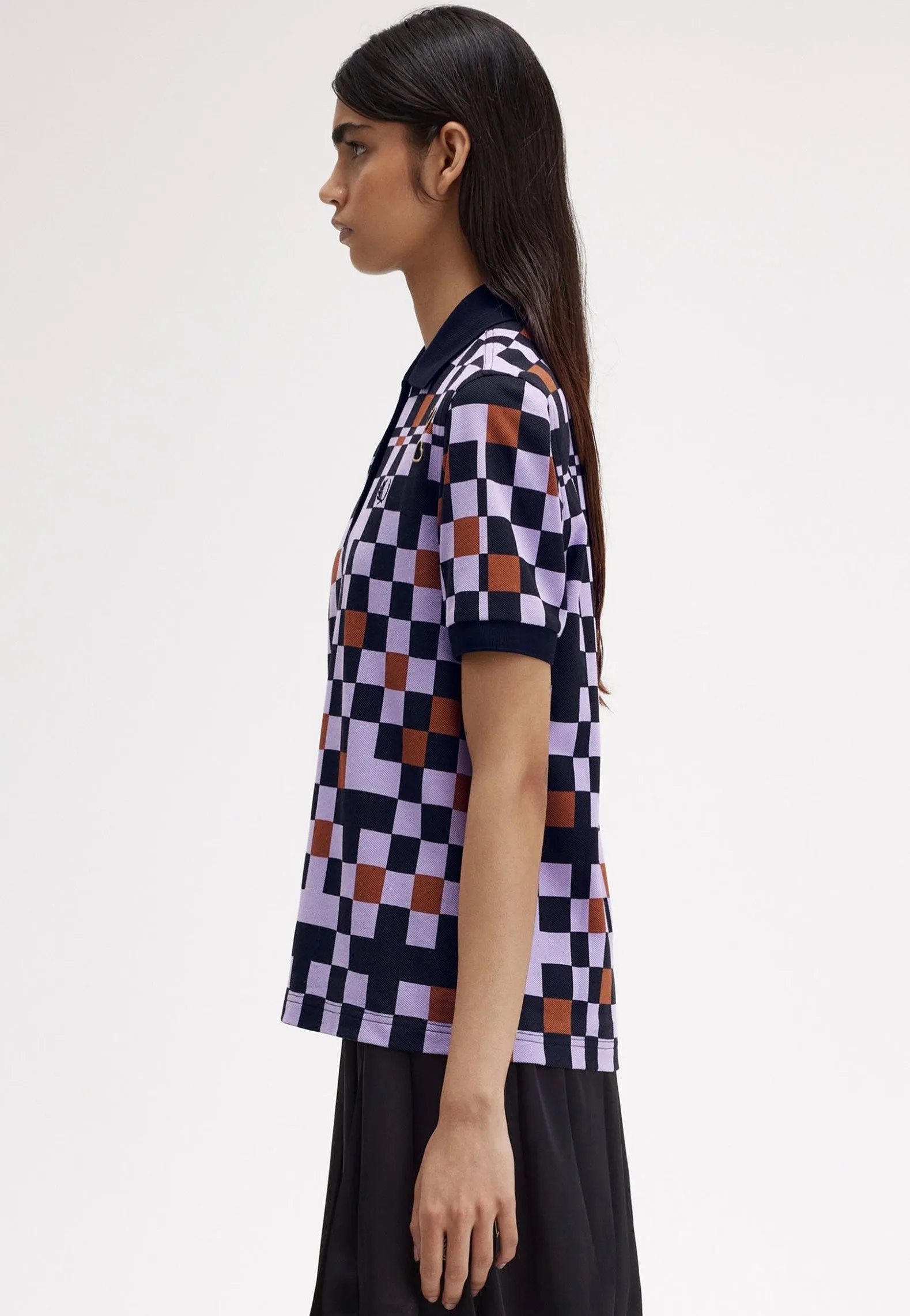 Fred Perry x Amy Winehouse - Printed Ultra Violet - Polo