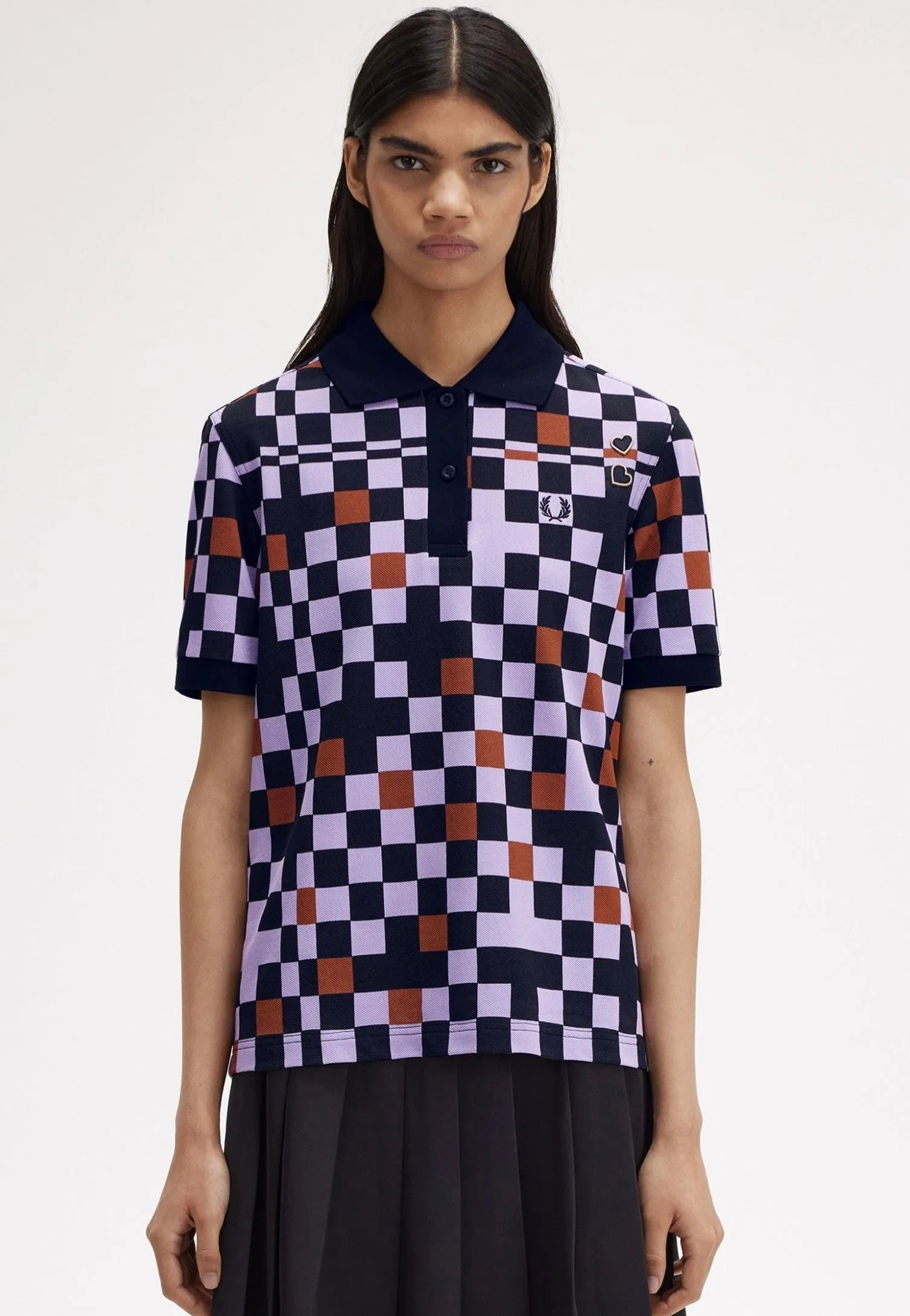 Fred Perry x Amy Winehouse - Printed Ultra Violet - Polo