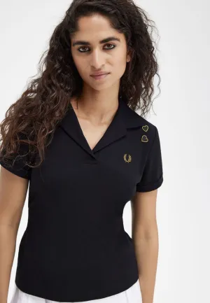 Fred Perry x Amy Winehouse - Tie Back Black - Polo