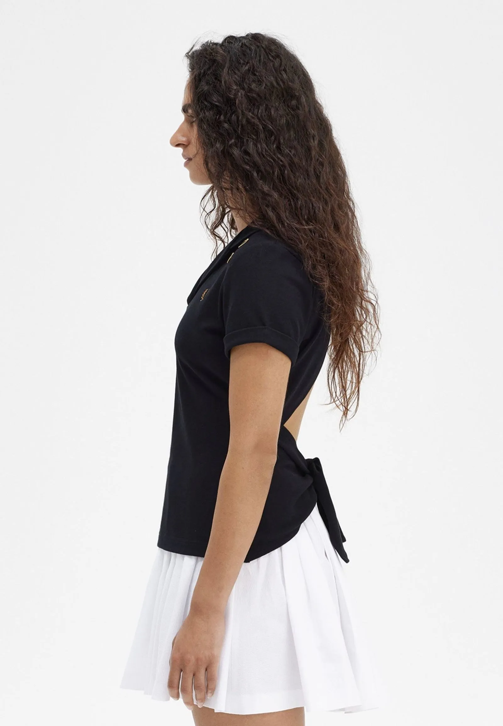 Fred Perry x Amy Winehouse - Tie Back Black - Polo