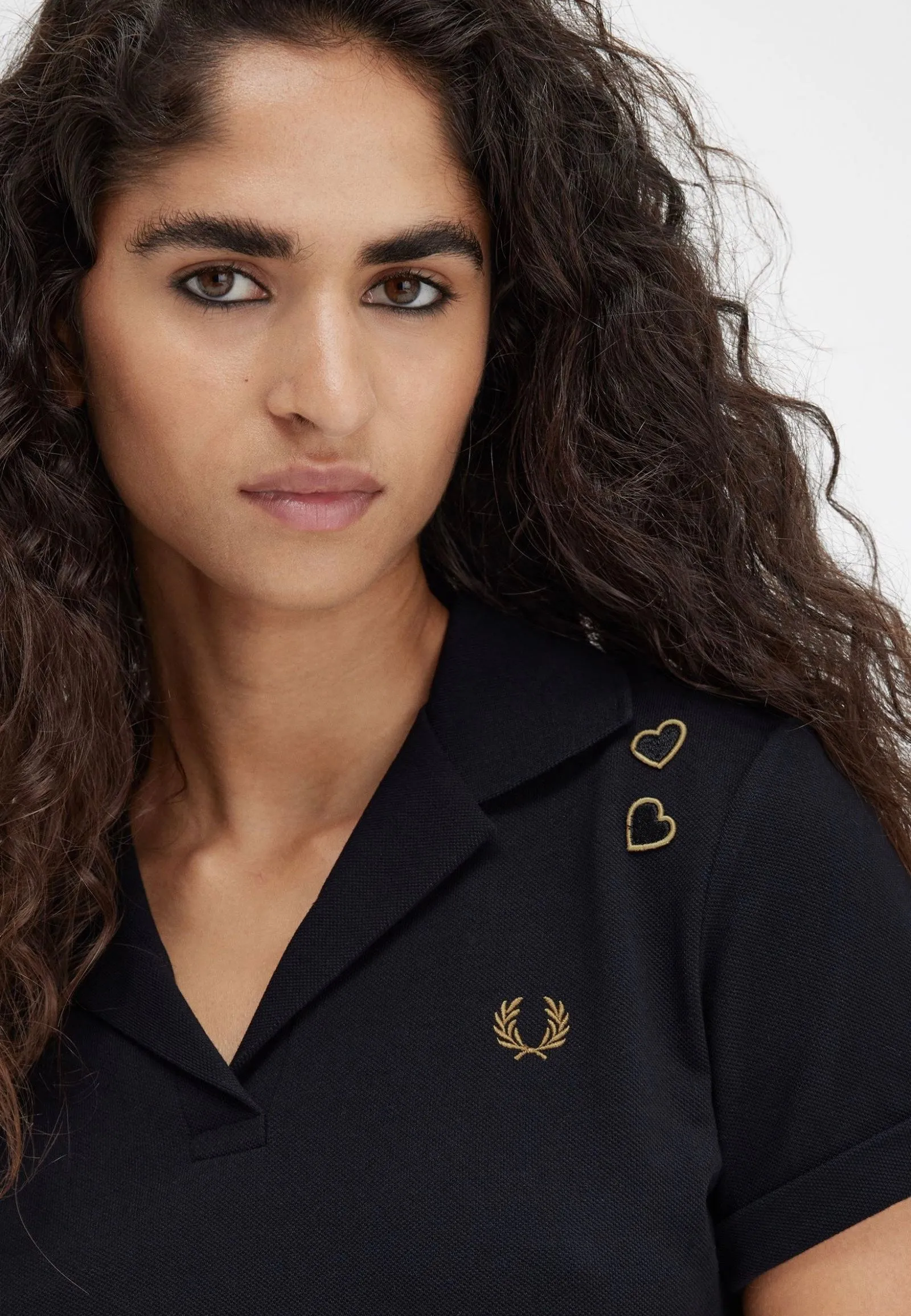 Fred Perry x Amy Winehouse - Tie Back Black - Polo