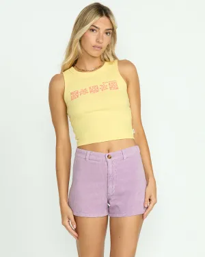 Free Fall Corduroy Shorts - Amethyst Smoke Billabong