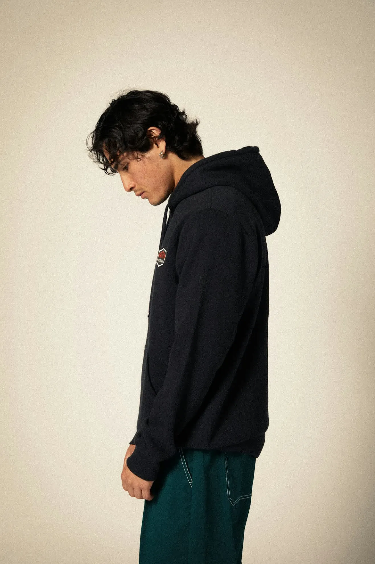 Freeman Hoodie - Black Brixton