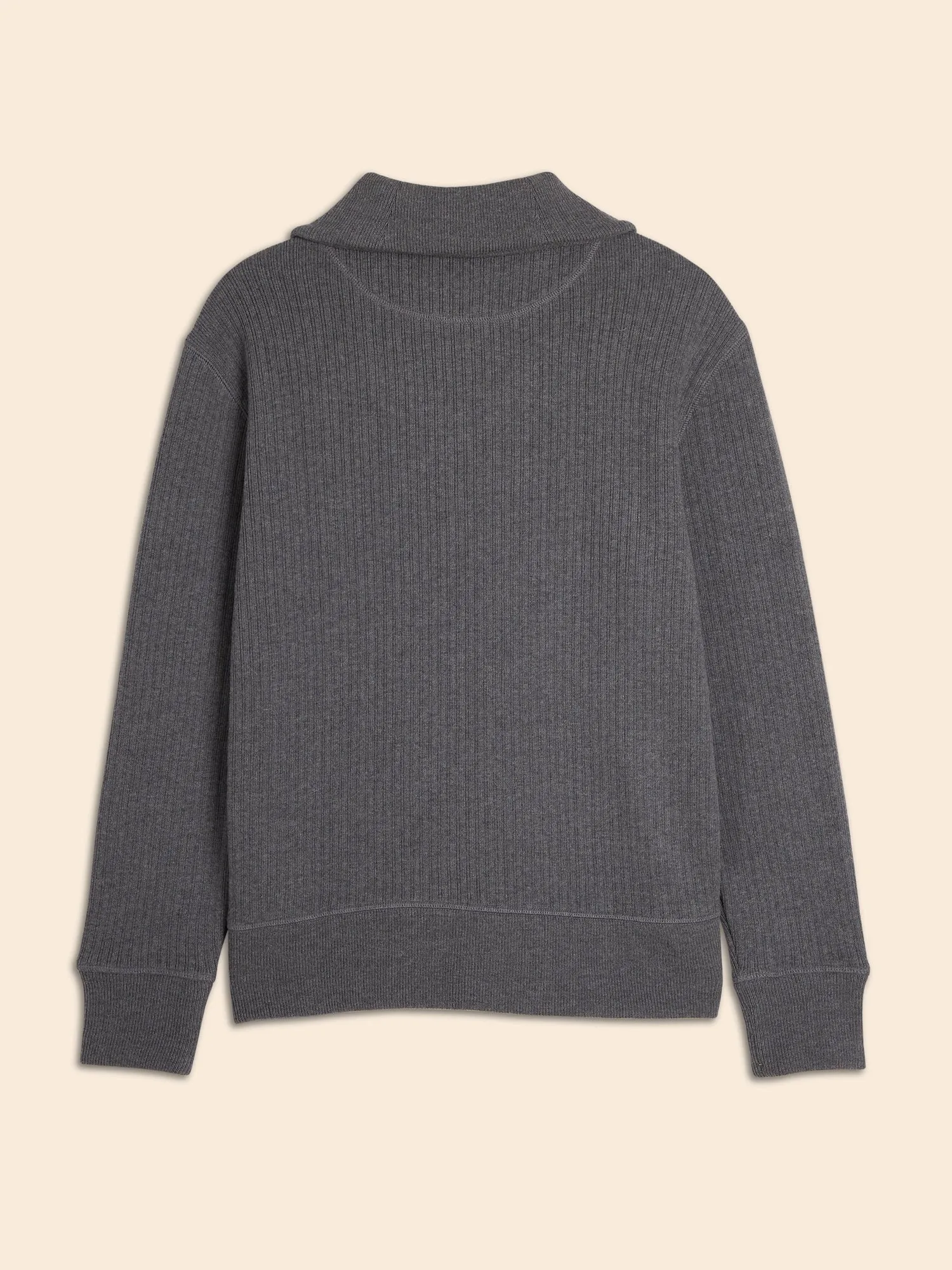 French Rib Half-Zip Banana Republic