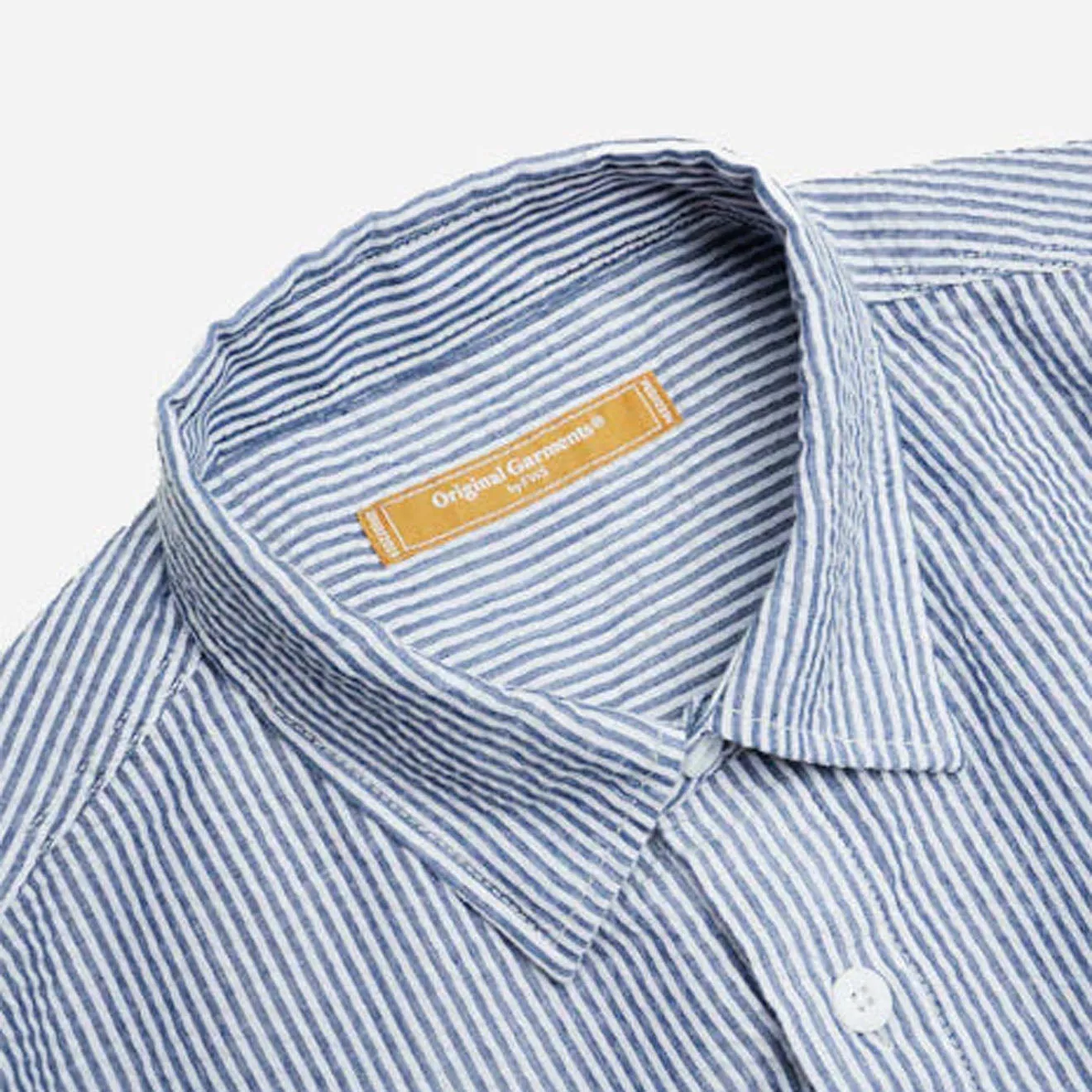 Frizmworks OG Stripe Seersucker Shirt Blue Blue