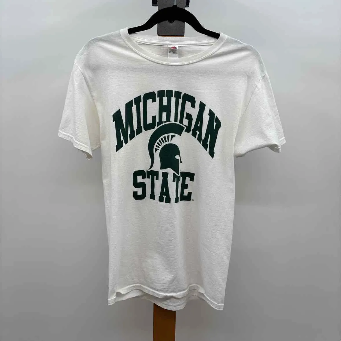 Fruit of the Loom Men's Size S White Spartans T-shirt