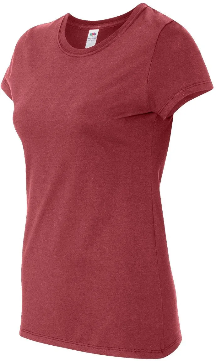 Fruit of the Loom Sofspun Ladies Crewneck T-Shirt