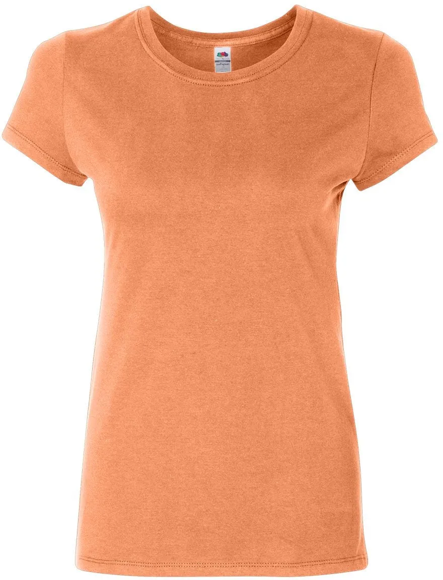 Fruit of the Loom Sofspun Ladies Crewneck T-Shirt