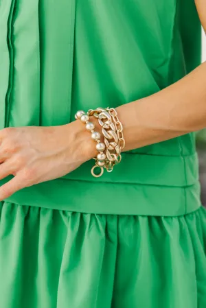 Future Endeavors Gold Bracelet