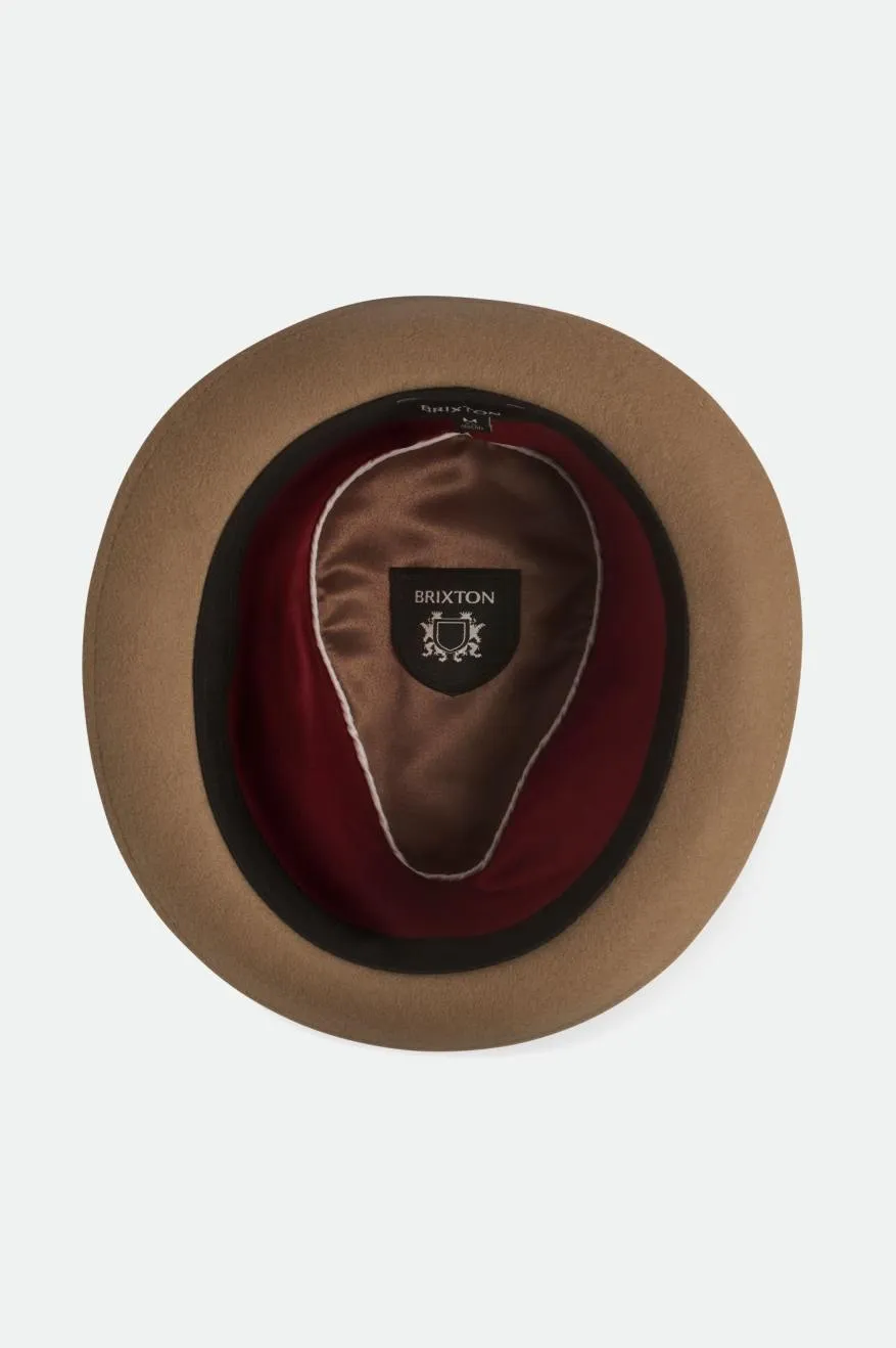 Gain Fedora - Sand/Sand/Brown Brixton