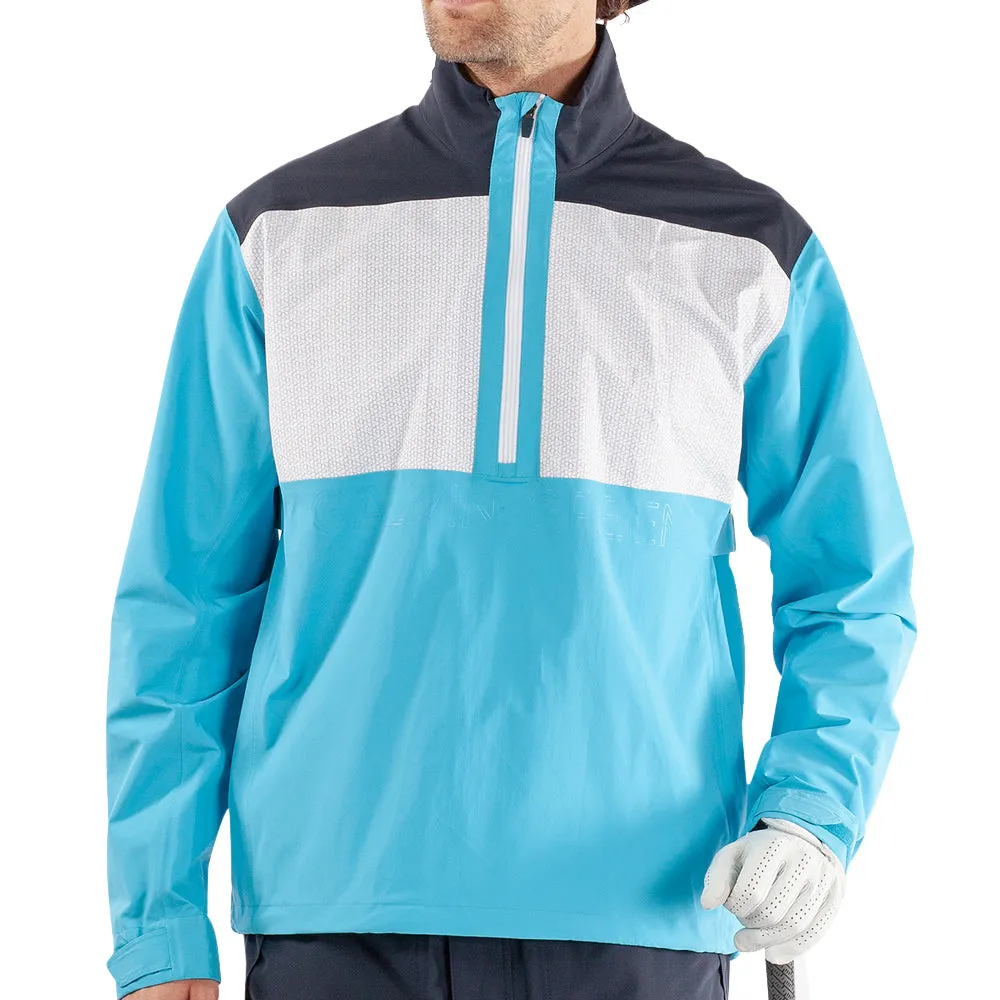 Galvin Green Ashford 1/2 Zip Gore-Tex Waterproof Jacket - Aqua/Navy/White