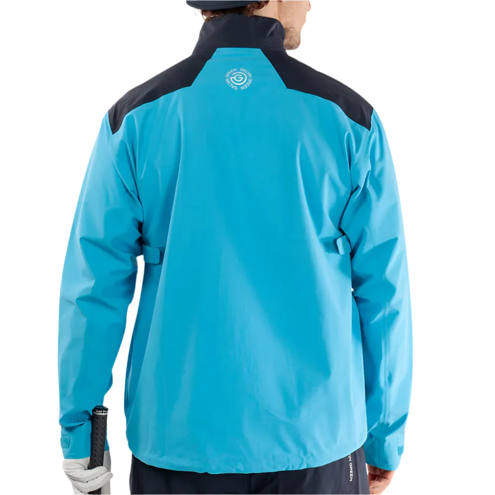 Galvin Green Ashford 1/2 Zip Gore-Tex Waterproof Jacket - Aqua/Navy/White