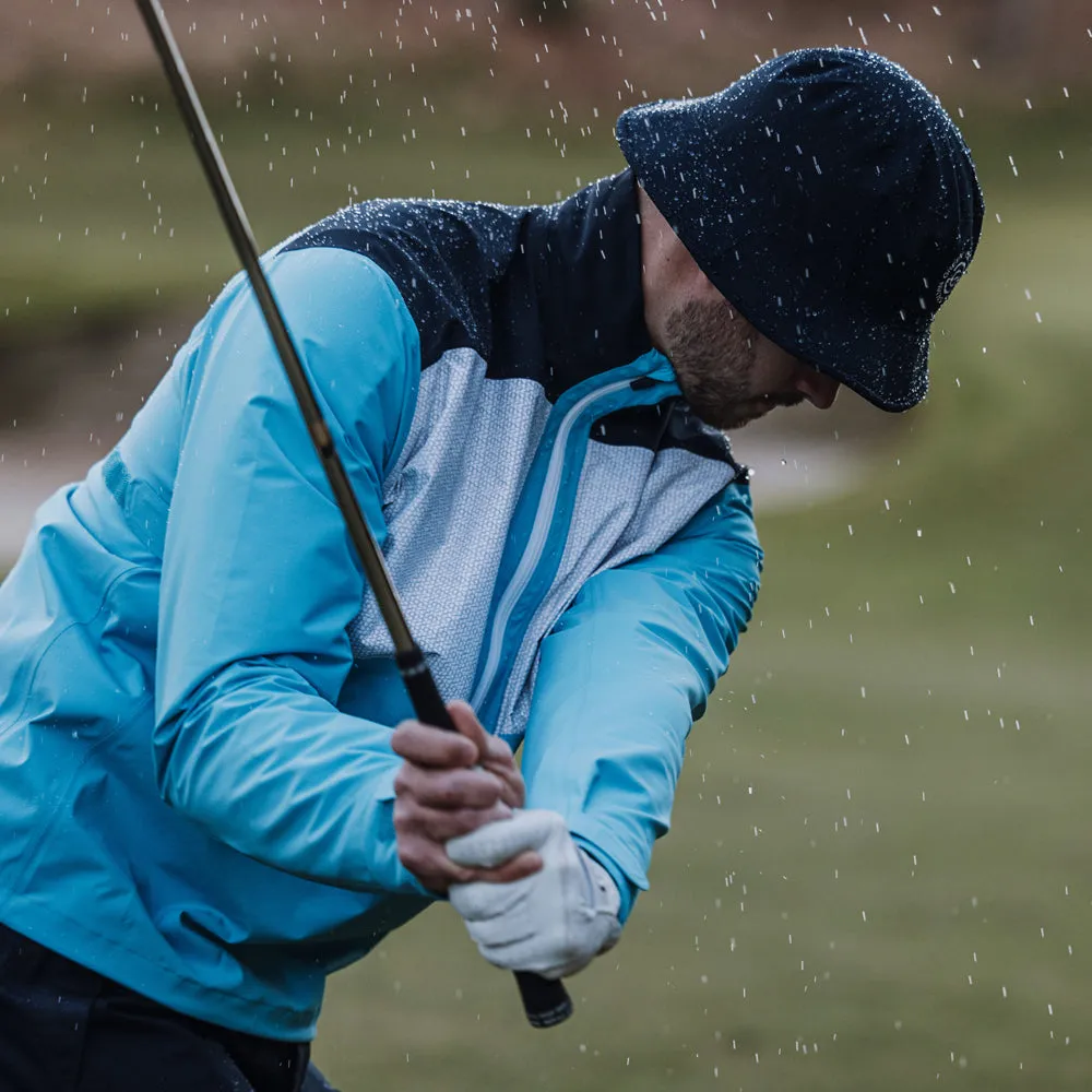 Galvin Green Ashford 1/2 Zip Gore-Tex Waterproof Jacket - Aqua/Navy/White