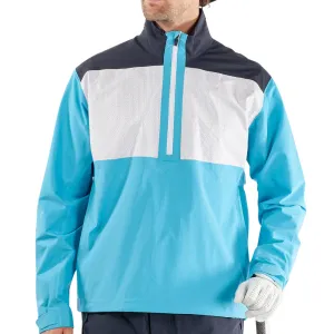 Galvin Green Ashford 1/2 Zip Gore-Tex Waterproof Jacket - Aqua/Navy/White
