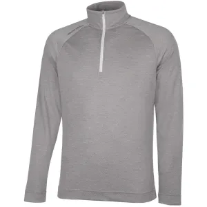Galvin Green Dion 1/4 Zip Pullover - Grey Melange
