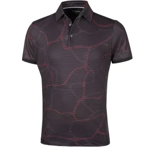 Galvin Green Markos Ventil8  Polo Shirt - Black/Red