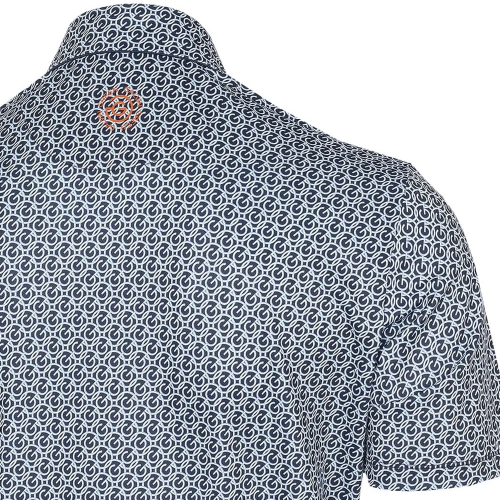 Galvin Green Mauro V8  Polo Shirt - Navy/White