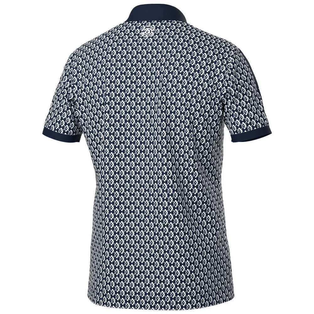 Galvin Green Maxwell Polo Shirt - Navy/Cool Grey