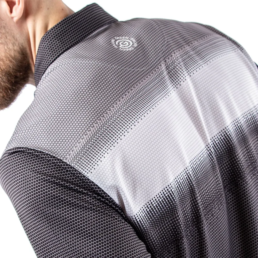 Galvin Green Mirca Ventil8  Polo Shirt - Black/White/Sharkskin