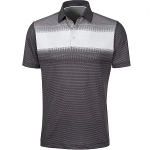Galvin Green Mirca Ventil8  Polo Shirt - Black/White/Sharkskin