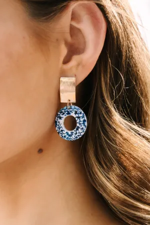 Game On Blue Earrings