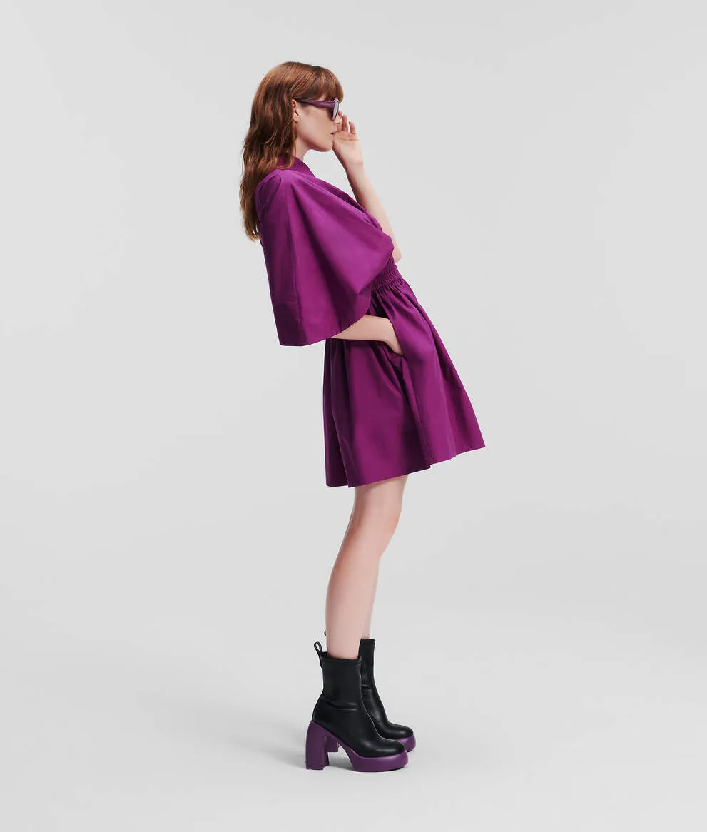 GATHERED SHIRT DRESS HANDPICKED BY HUN KIM