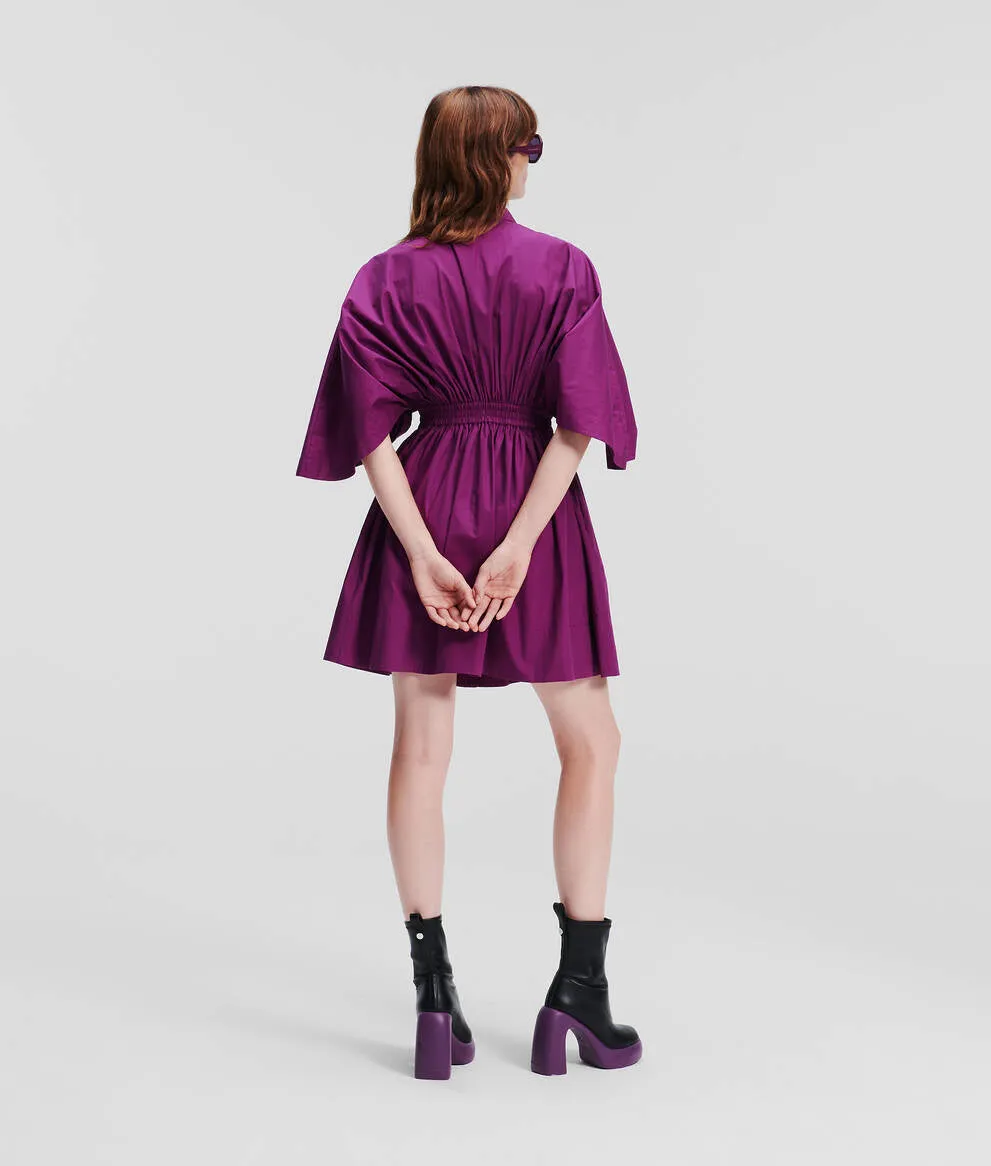 GATHERED SHIRT DRESS HANDPICKED BY HUN KIM