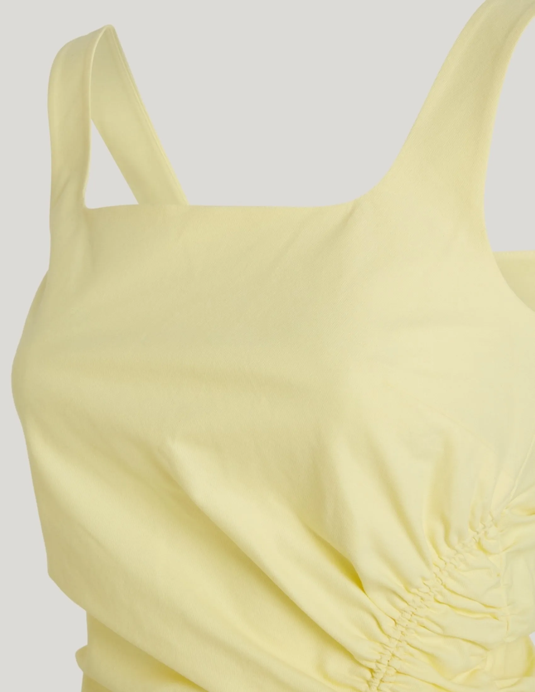 GATHERED STRETCH DRESS