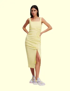 GATHERED STRETCH DRESS