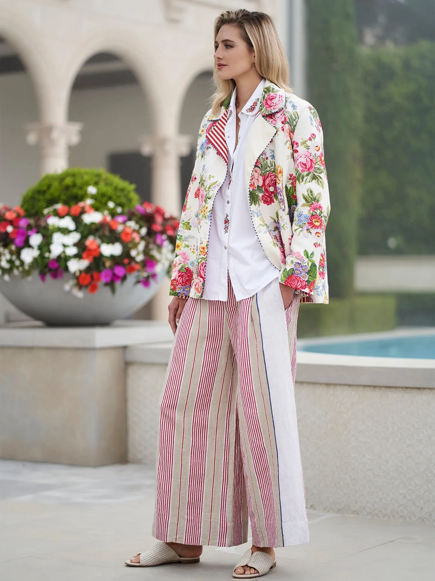 Gesine Reversible Linen Jacket