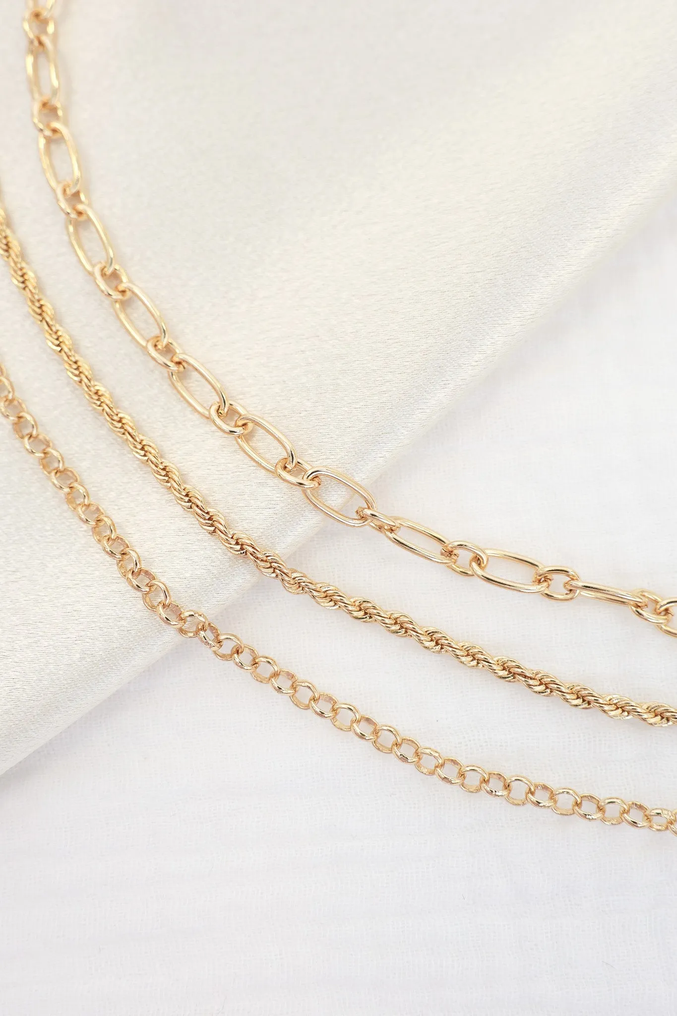 Get A Move On Gold Chain Layered Necklace