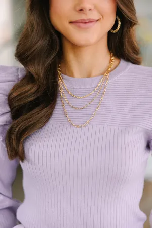 Get A Move On Gold Chain Layered Necklace