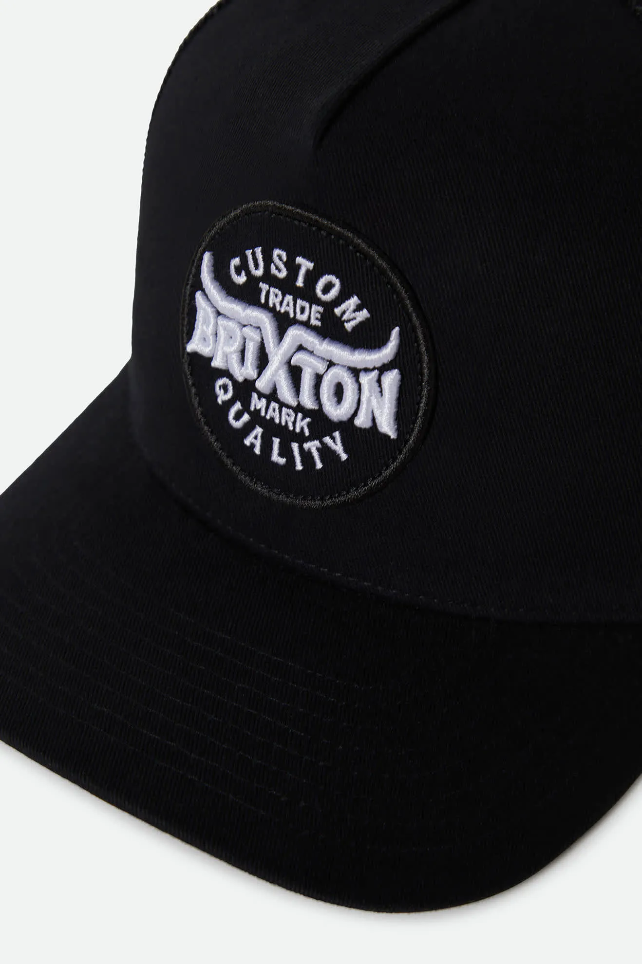 Gibson Netplus Trucker Hat - Black/Black Brixton