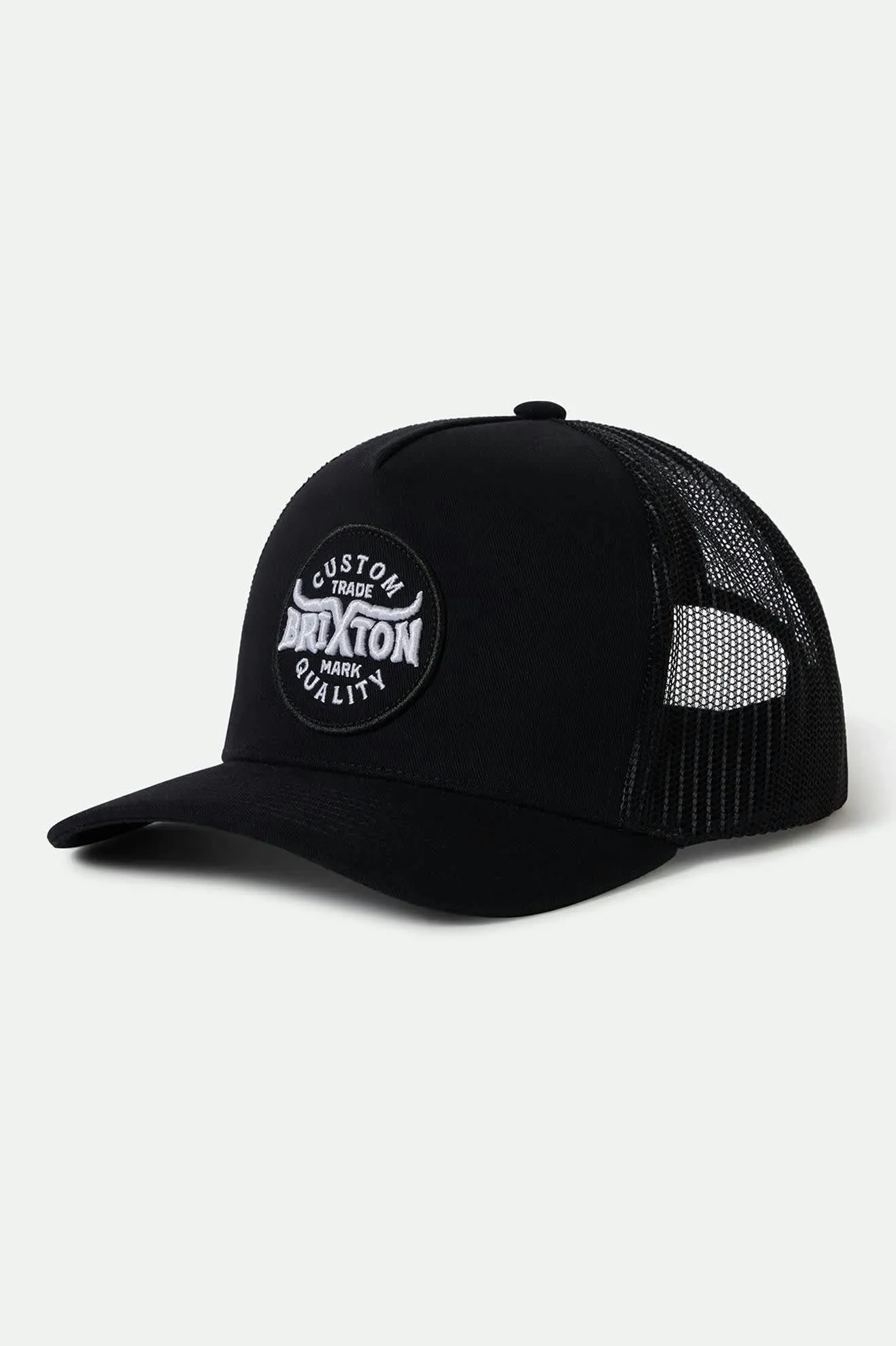 Gibson Netplus Trucker Hat - Black/Black Brixton