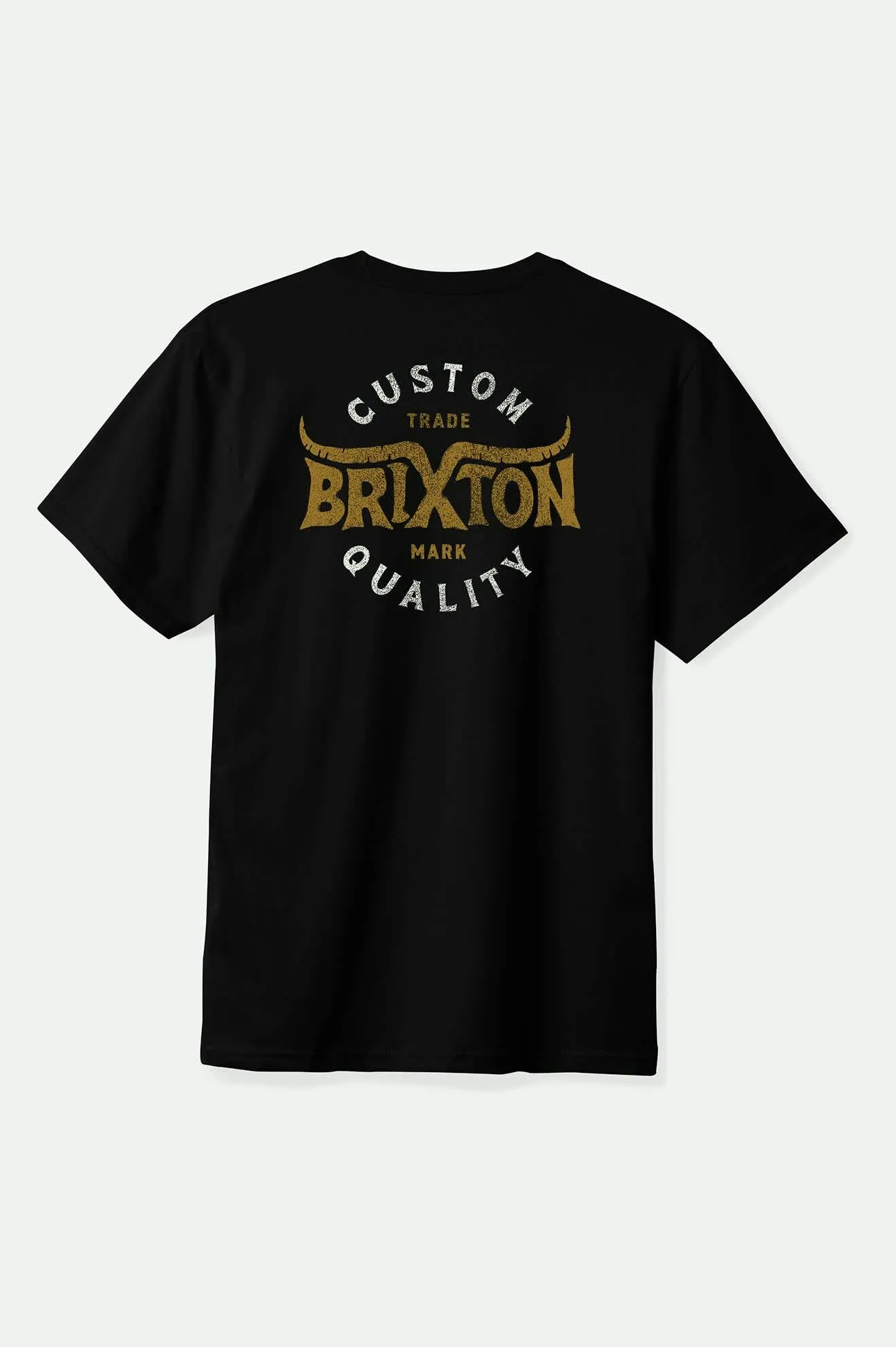 Gibson S/S Standard T-Shirt - Black Worn Wash Brixton